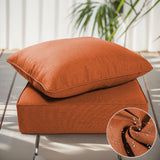 1 Set Outdoor Cushion, High Back and Deep Seating, 6" H x 24" W x 24" D - Belord