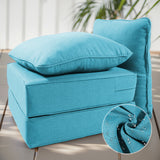 2 Set Outdoor Cushion, High Back and Deep Seating, 6" H x 24" W x 24" D - Belord