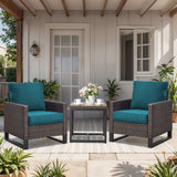 1 Set Outdoor Cushion, High Back and Deep Seating, 6" H x 24" W x 24" D - Belord