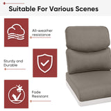 2 Set High Back and Deep Seating Outdoor Cushion - Belord