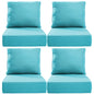 6" Thick Outdoor Cushions 22x24x6, 4-Set Deep Seat Patio Cushions with Removable Cover, Waterproof & Fade Resistant Replacement for Wicker Chair, Loveseat, Sofa