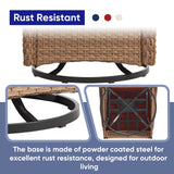 Save 40% - Swivel Glider Chairs Set with Side Table, NTC Series - Belord