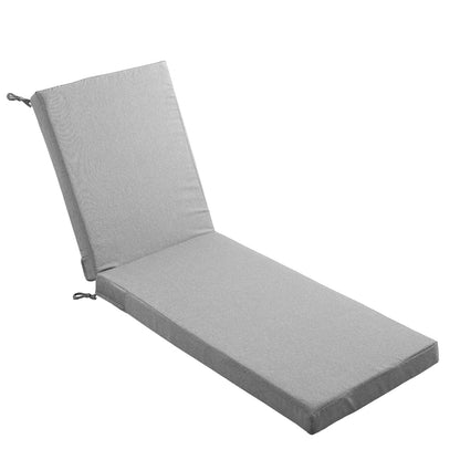 Belord Patio Chaise Lounge Cushion, 72x22x3.5 Inch Outdoor Lounge Chair Pad with Removable Cover, Waterproof, 28D Foam
