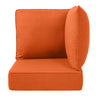 Belord outdoor patio corner cushion set with 6-inch thick, no-button design, measuring 24x24 inches, perfect for outdoor seating.